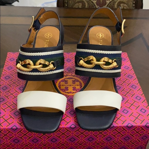 Tory Burch Shoes - NEW TORY BURCH JESSA  75MM Block Heel Sandals #8.5